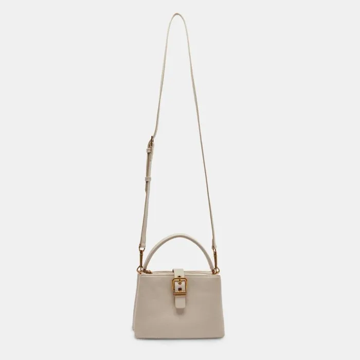 Dolce Vita Charly Crossbody Ivory Leather Women Handbags