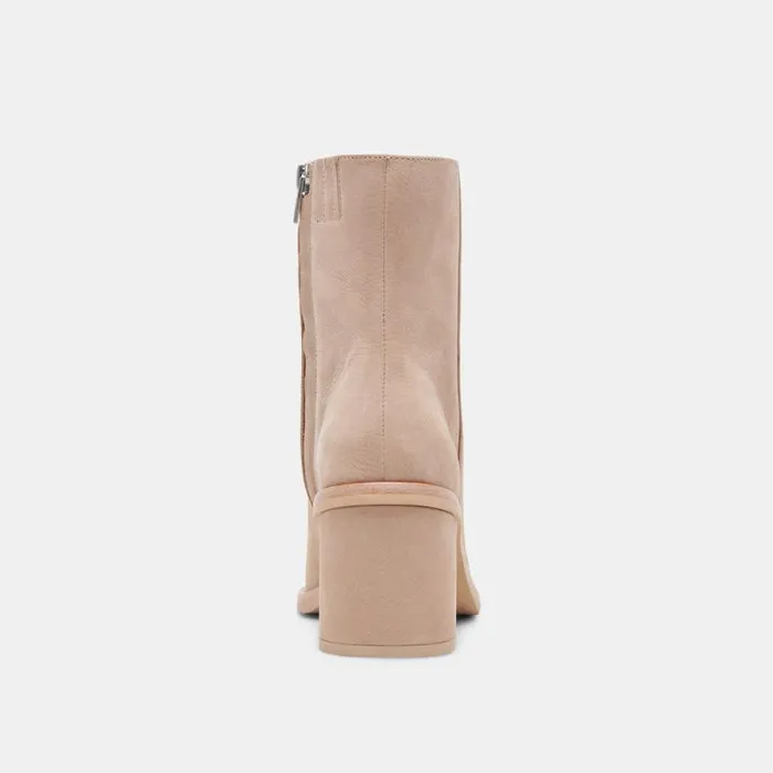 Dolce Vita Dapper Booties Taupe Nubuck Women Boots and Booties