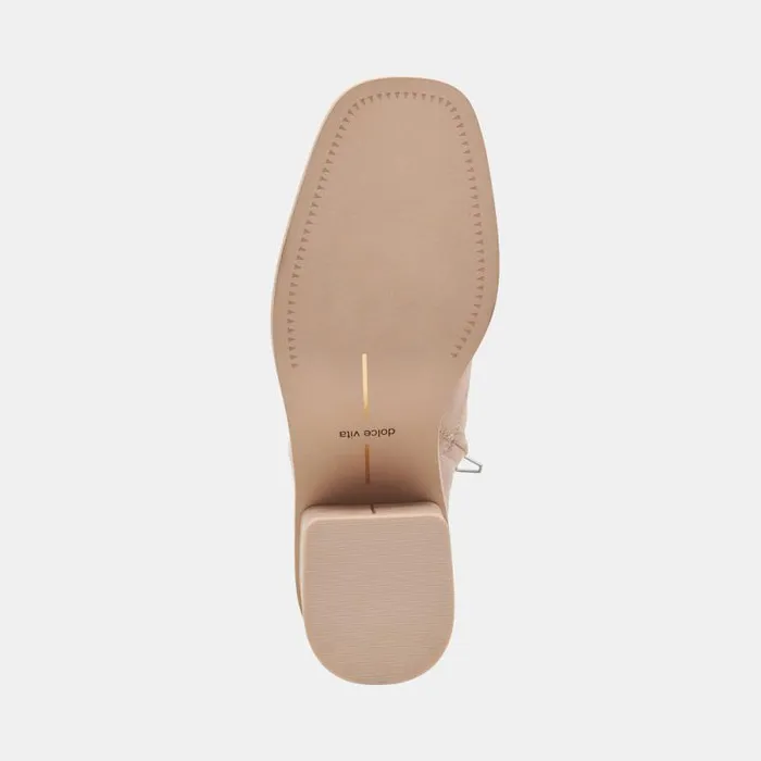 Dolce Vita Dapper Booties Taupe Nubuck Women Boots and Booties