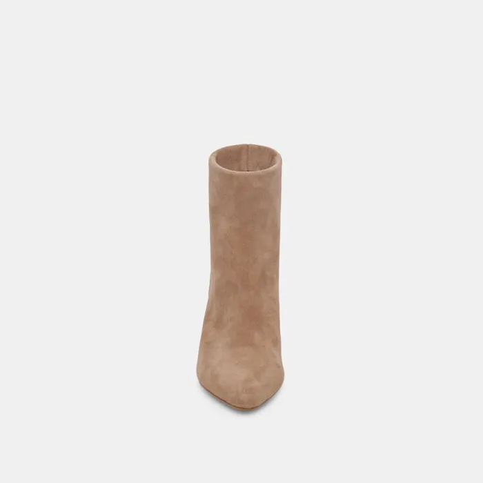 Dolce Vita Dee Wide Booties Truffle Suede Women Boots and Booties