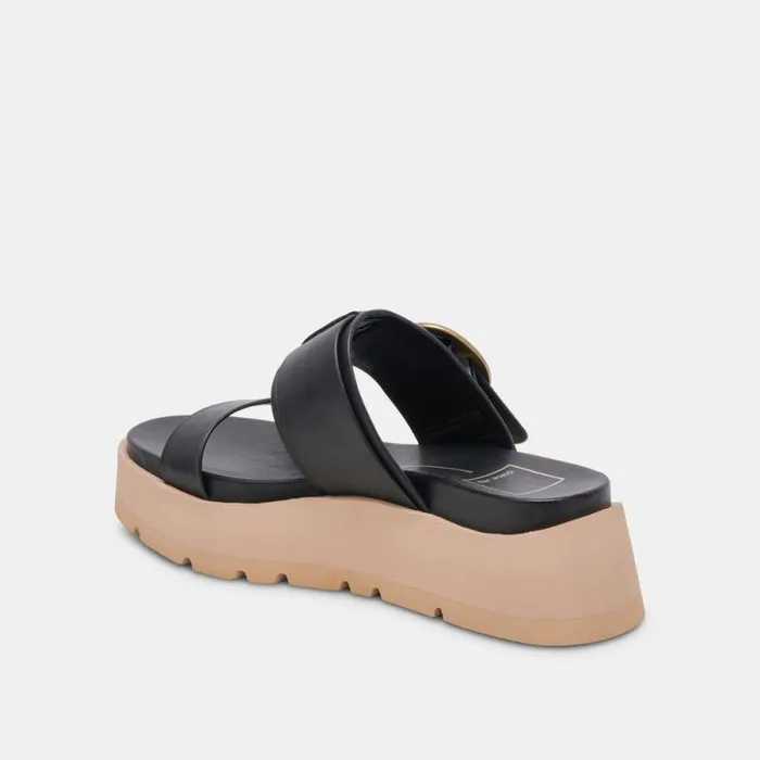 Dolce Vita Dex Sandals Black Leather Women Sandals