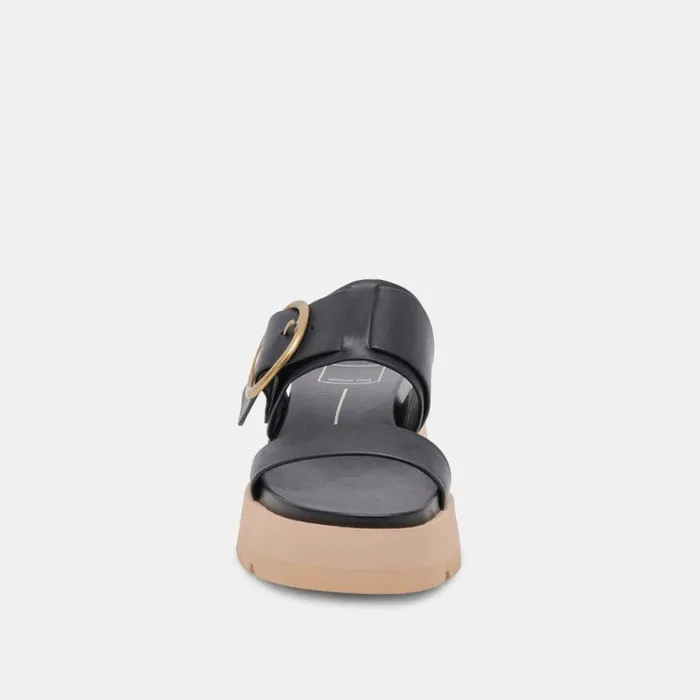 Dolce Vita Dex Sandals Black Leather Women Sandals