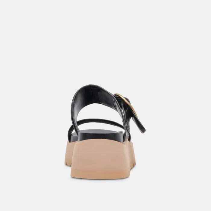Dolce Vita Dex Sandals Black Leather Women Sandals