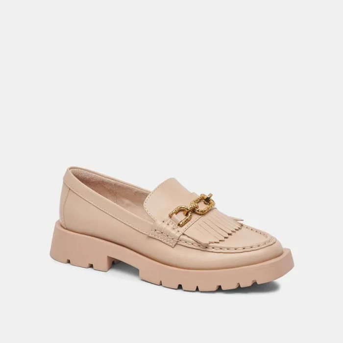 Dolce Vita Erna Wide Flats Lt Blush Leather Women Flats and Loafers