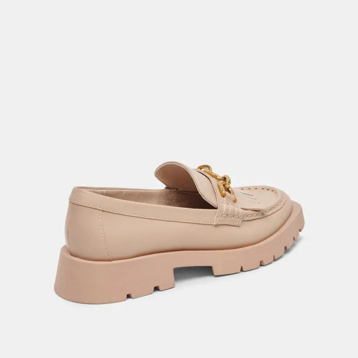 Dolce Vita Erna Wide Flats Lt Blush Leather Women Flats and Loafers