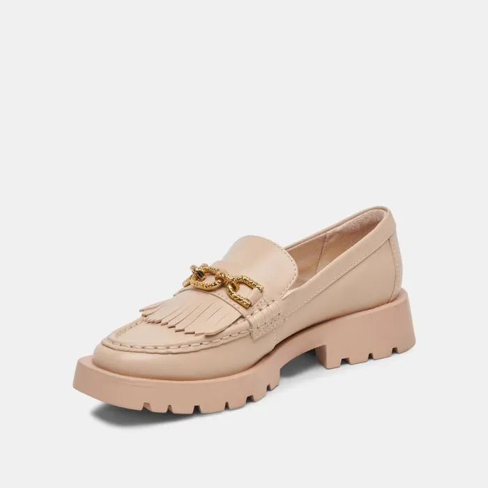 Dolce Vita Erna Wide Flats Lt Blush Leather Women Flats and Loafers