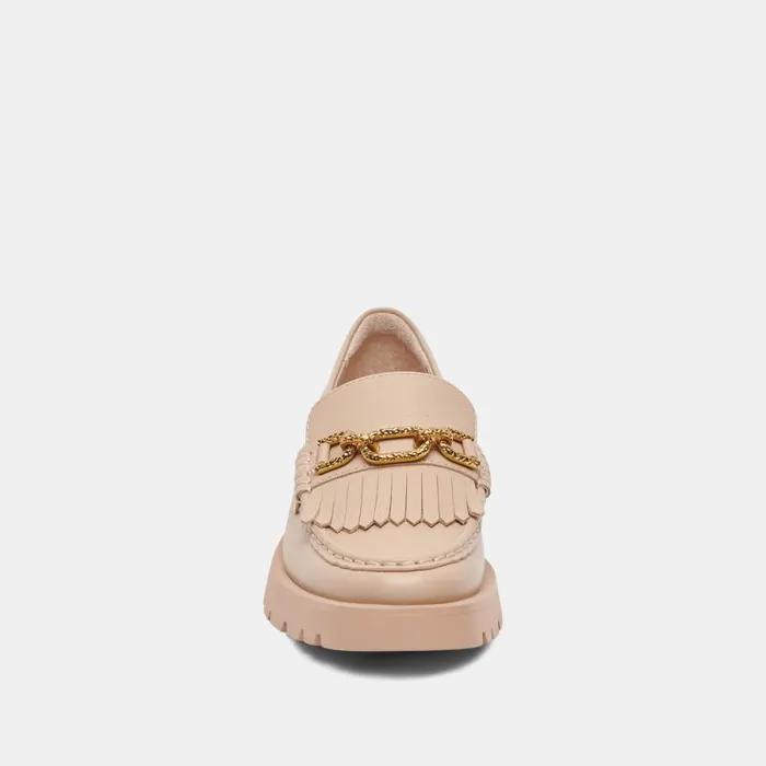 Dolce Vita Erna Wide Flats Lt Blush Leather Women Flats and Loafers
