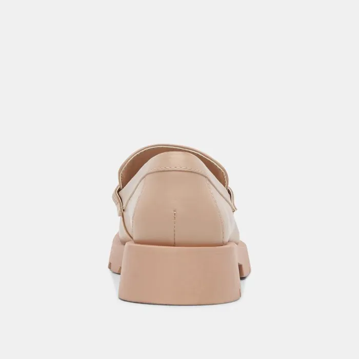 Dolce Vita Erna Wide Flats Lt Blush Leather Women Flats and Loafers