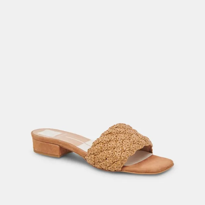 Dolce Vita Fraz Sandals Tan Multi Woven Women Sandals