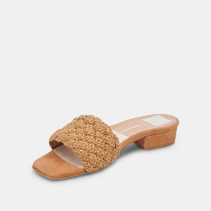 Dolce Vita Fraz Sandals Tan Multi Woven Women Sandals