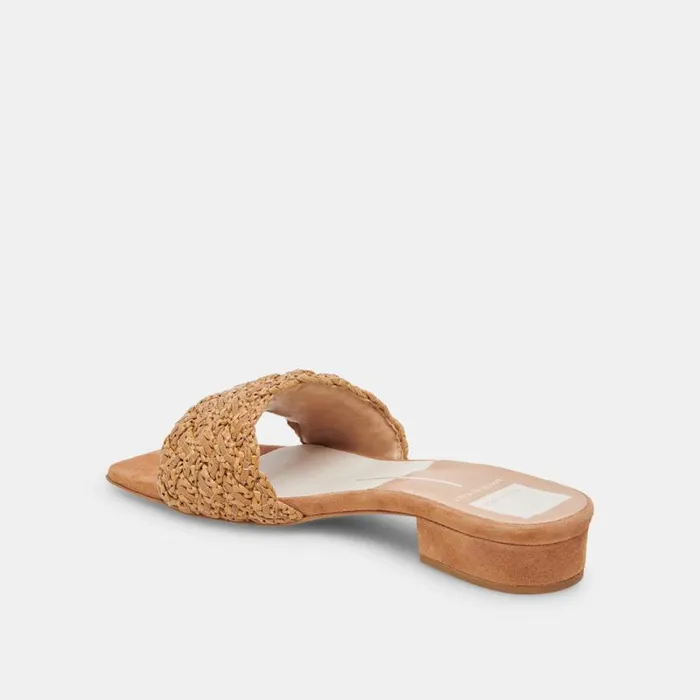 Dolce Vita Fraz Sandals Tan Multi Woven Women Sandals