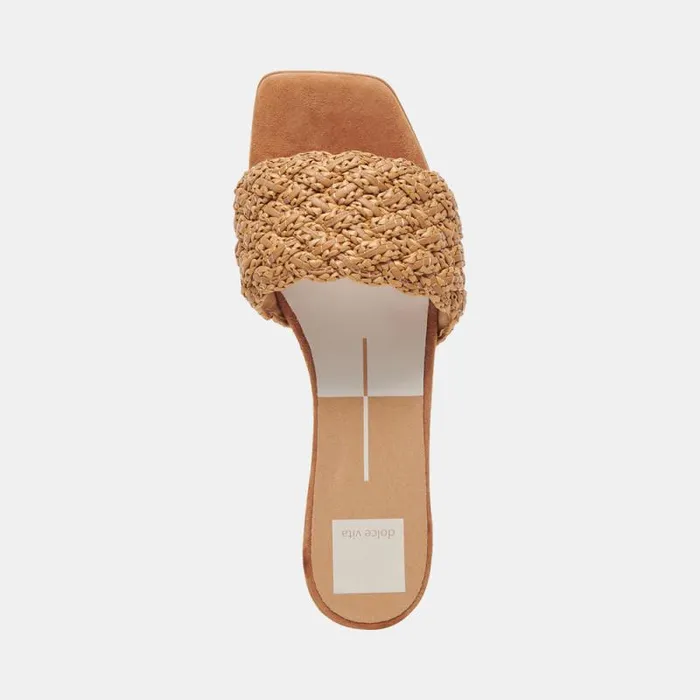 Dolce Vita Fraz Sandals Tan Multi Woven Women Sandals