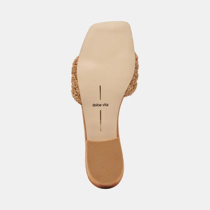 Dolce Vita Fraz Sandals Tan Multi Woven Women Sandals