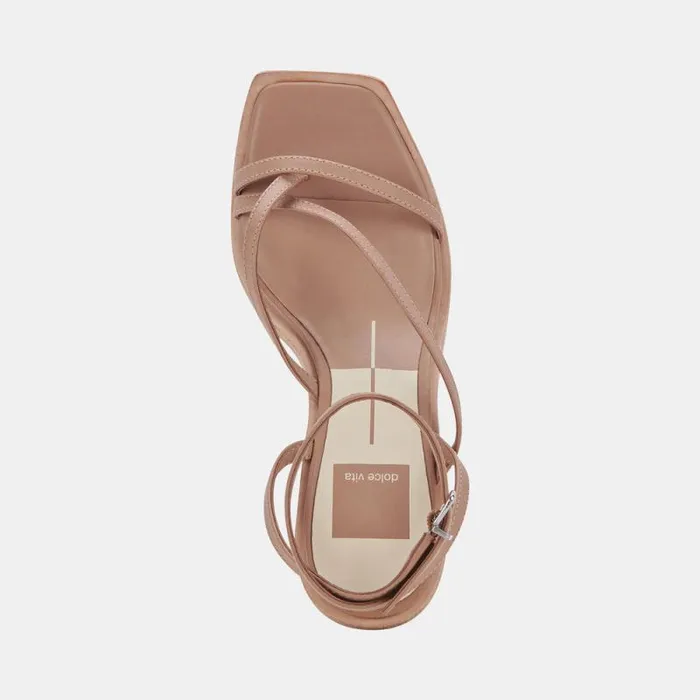 Dolce Vita Gemini Wedges Cafe Leather Women Heels
