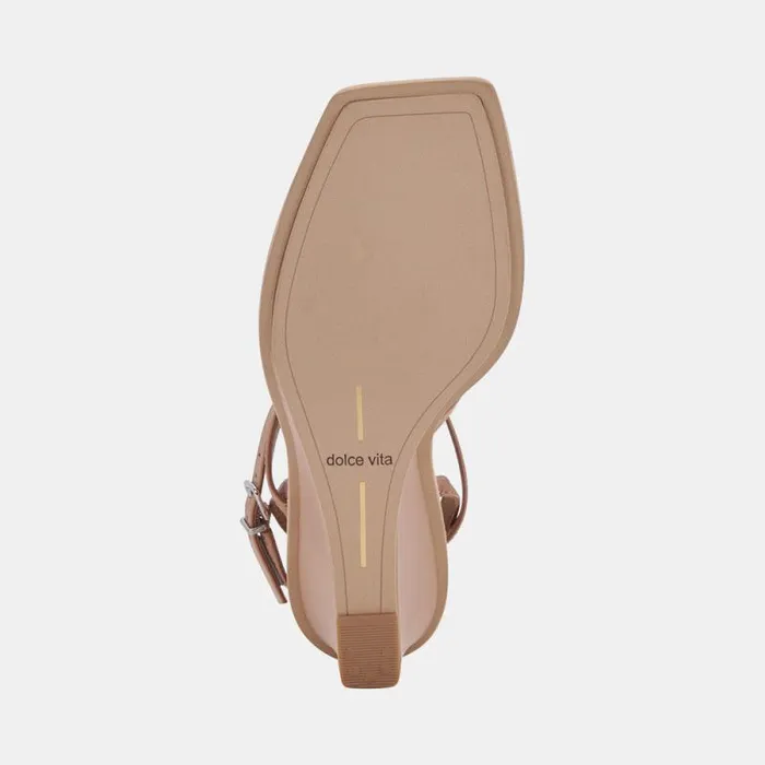 Dolce Vita Gemini Wedges Cafe Leather Women Heels