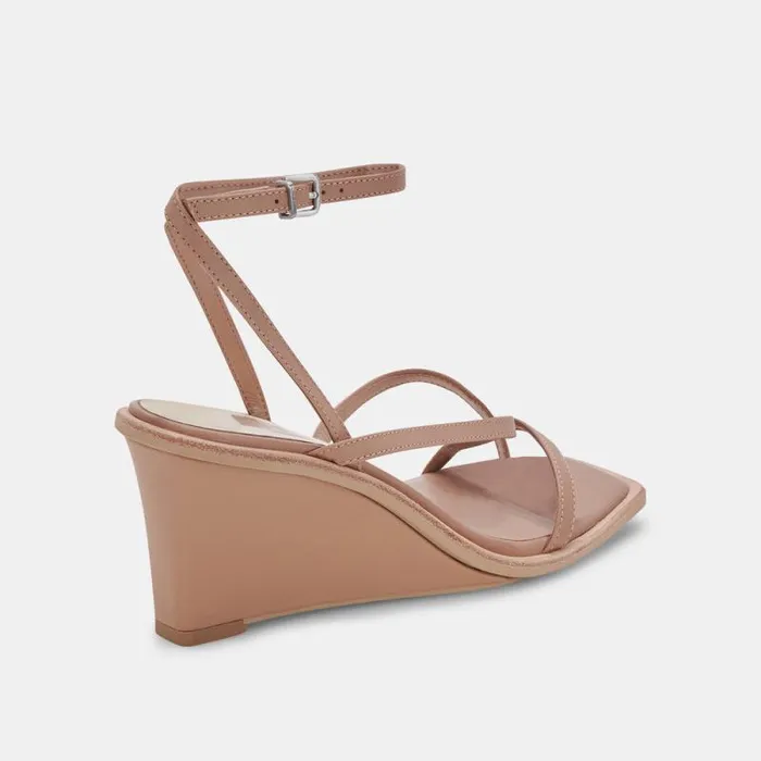 Dolce Vita Gemini Wedges Cafe Leather Women Heels