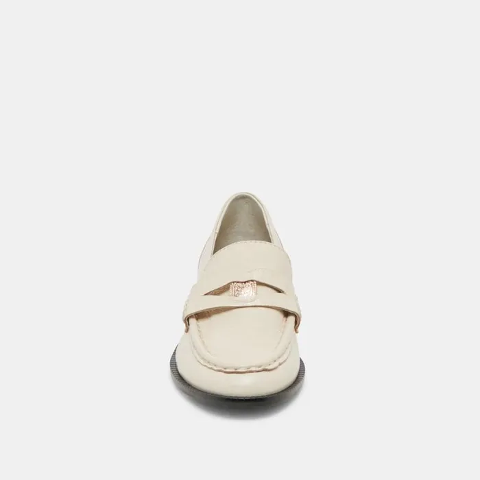 Dolce Vita Hilly Loafers Ivory Coin Women Flats and Loafers