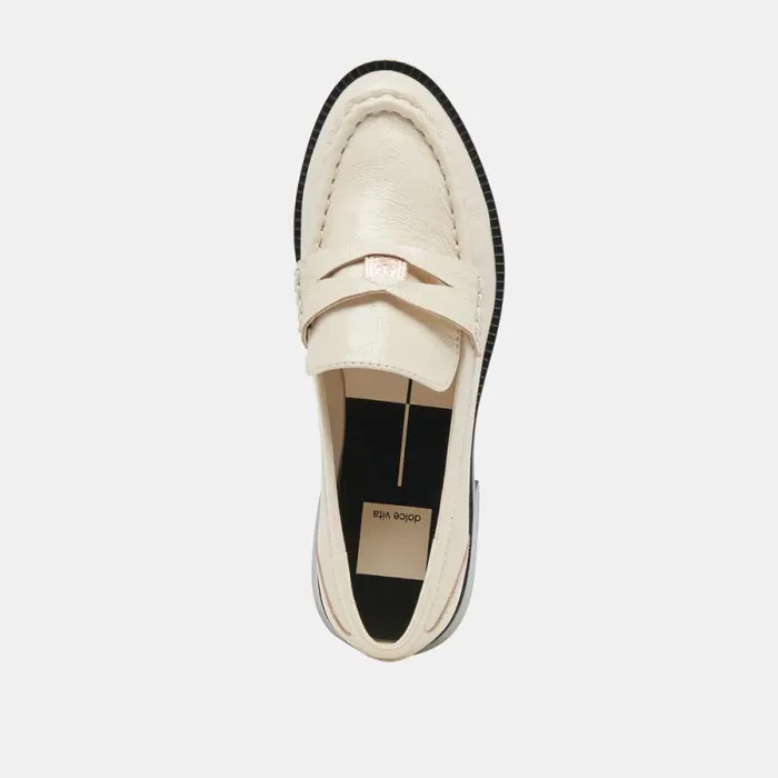 Dolce Vita Hilly Loafers Ivory Coin Women Flats and Loafers