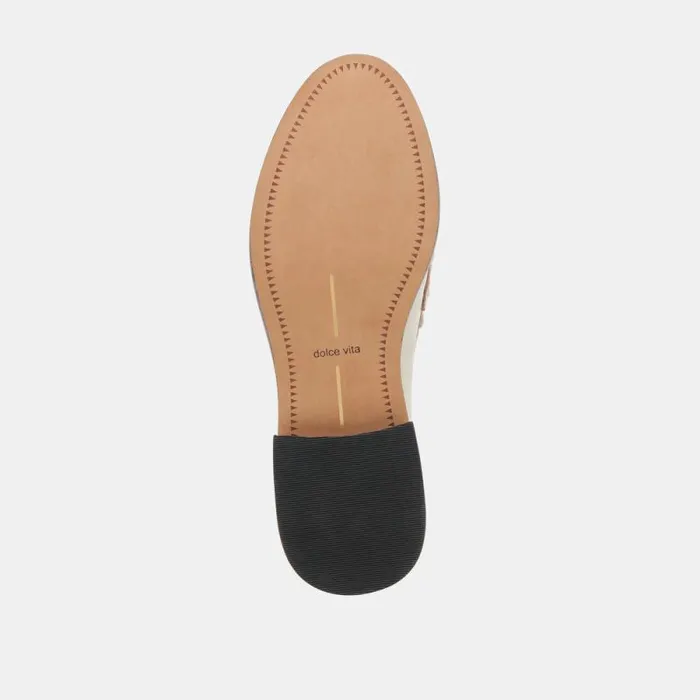 Dolce Vita Hilly Loafers Ivory Coin Women Flats and Loafers