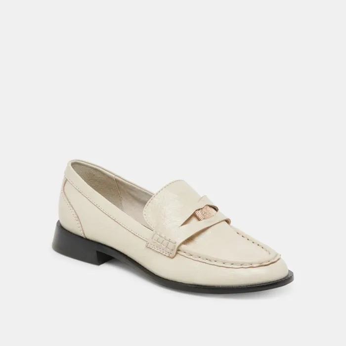Dolce Vita Hilly Loafers Ivory Coin Women Flats and Loafers
