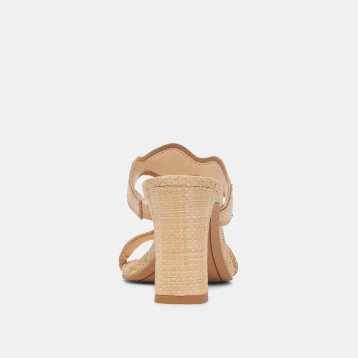 Dolce Vita Ilva Heels Lt Natural Raffia Women Heels