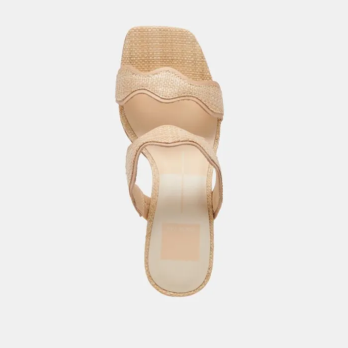 Dolce Vita Ilva Heels Lt Natural Raffia Women Heels