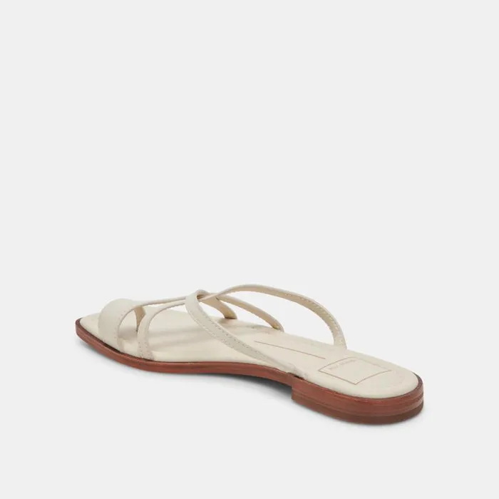 Dolce Vita Indigo Sandals Ivory Leather Women Sandals