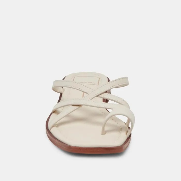 Dolce Vita Indigo Sandals Ivory Leather Women Sandals
