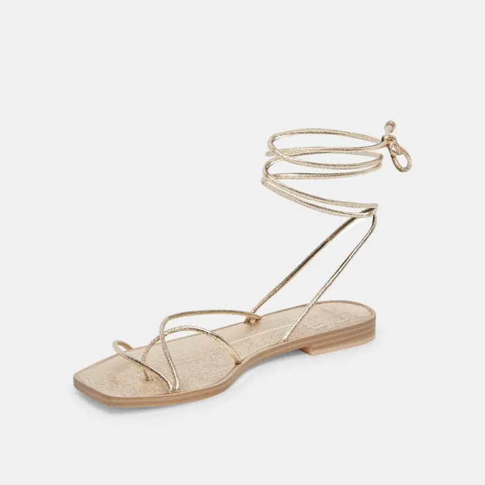 Dolce Vita Ivette Sandals Gold Metallic Stella Women Sandals