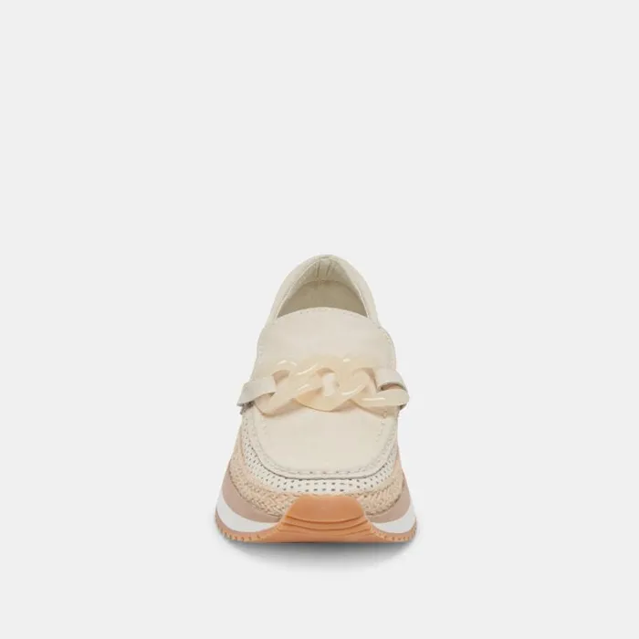 Dolce Vita Jadah Sneakers Ivory Nubuck Women Sneakers