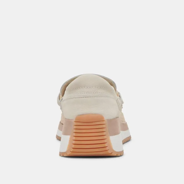 Dolce Vita Jadah Sneakers Ivory Nubuck Women Sneakers