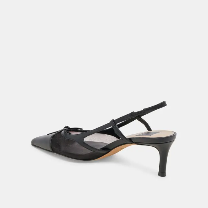 Dolce Vita Kandi Heels Onyx Mesh Women Heels