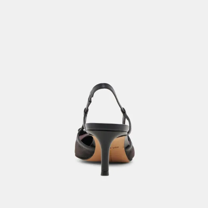 Dolce Vita Kandi Heels Onyx Mesh Women Heels