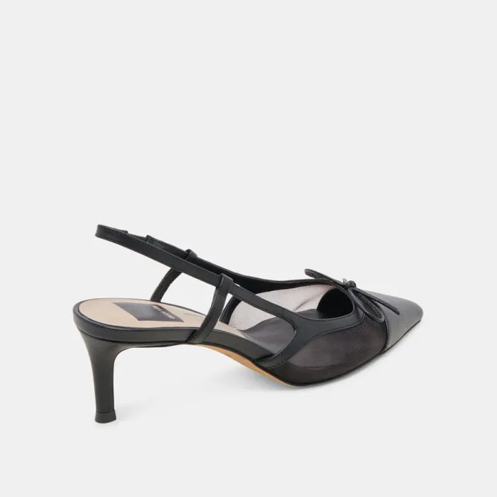 Dolce Vita Kandi Heels Onyx Mesh Women Heels