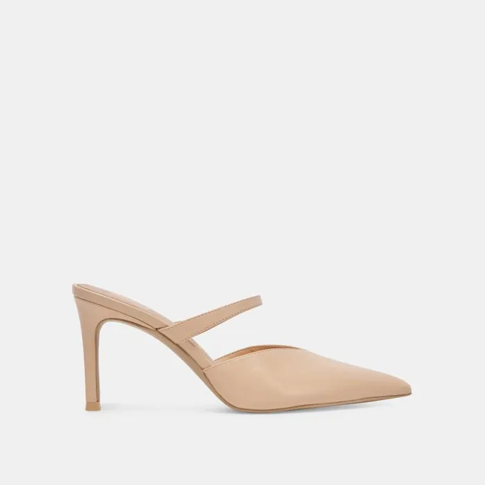 Dolce Vita Kanika Heels French Vanilla Crinkle Patent Women Heels