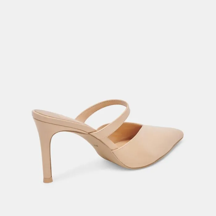 Dolce Vita Kanika Heels French Vanilla Crinkle Patent Women Heels