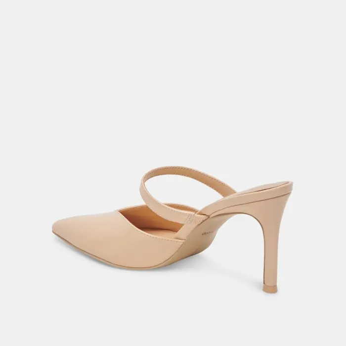 Dolce Vita Kanika Heels French Vanilla Crinkle Patent Women Heels