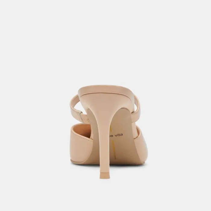 Dolce Vita Kanika Heels French Vanilla Crinkle Patent Women Heels
