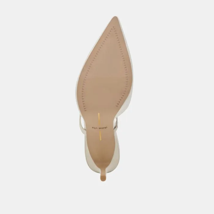 Dolce Vita Kanika Heels Ivory Satin Women Heels