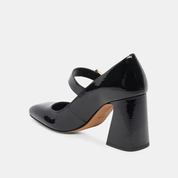Dolce Vita Lakota Heels Midnight Crinkle Patent Women Heels