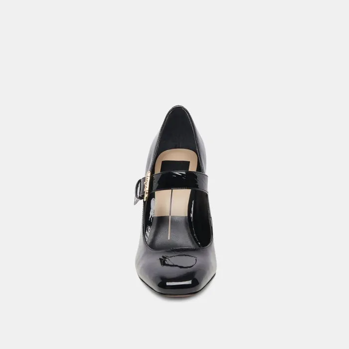 Dolce Vita Lakota Heels Midnight Crinkle Patent Women Heels