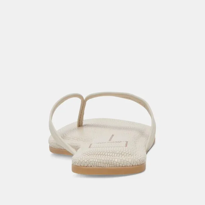 Dolce Vita Layney Sandals Ivory Leather Women Sandals