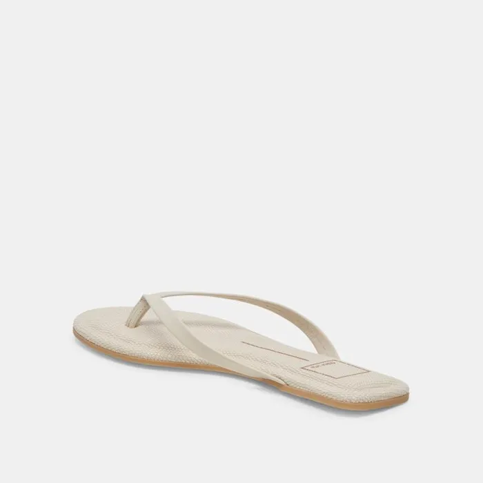Dolce Vita Layney Sandals Ivory Leather Women Sandals