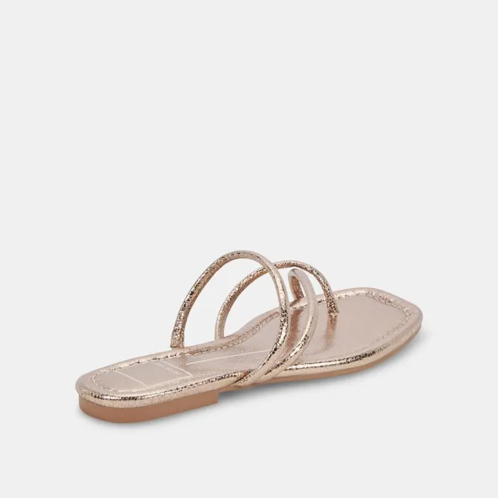 Dolce Vita Leanna Sandals Dark Gold Crackled Stella Women Sandals