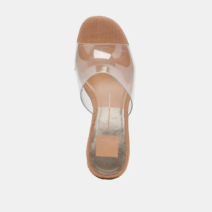 Dolce Vita Lichia Heels Cocoa Vinyl Women Heels