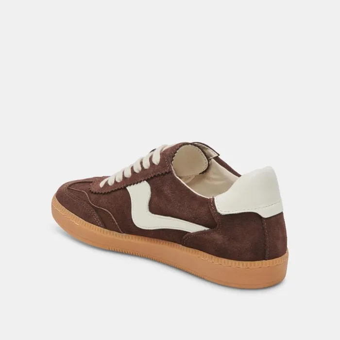 Dolce Vita Notice Sneakers Dk Brown Suede Women Sneakers
