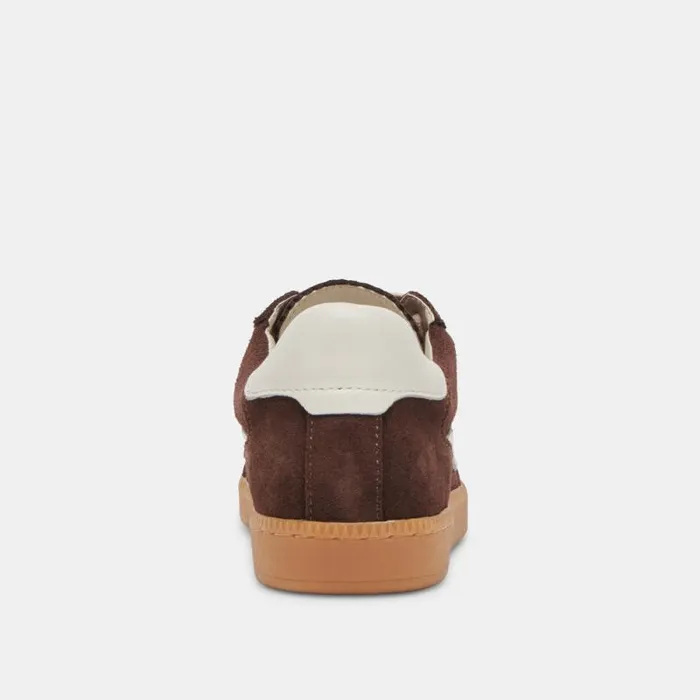 Dolce Vita Notice Sneakers Dk Brown Suede Women Sneakers