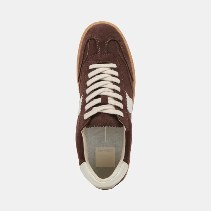 Dolce Vita Notice Sneakers Dk Brown Suede Women Sneakers