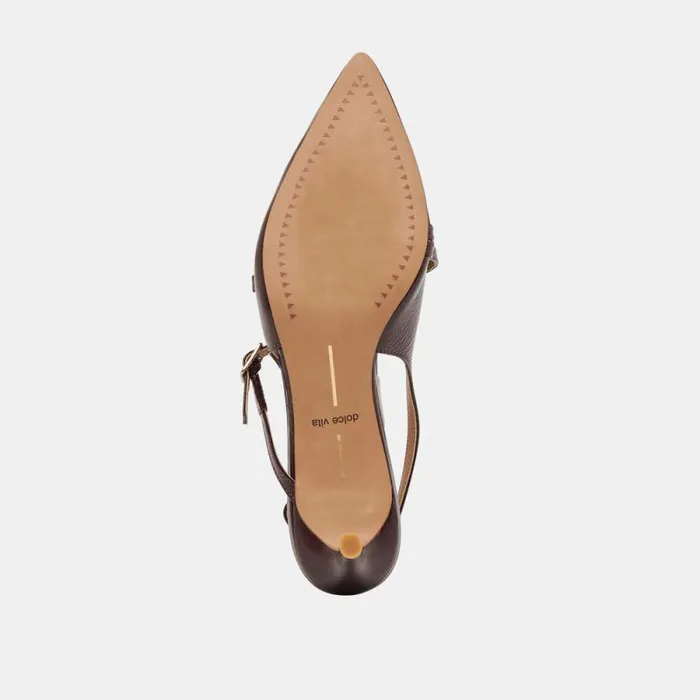 Dolce Vita Pamla Mid Wide Heels Cranberry Crinkle Patent Women Heels