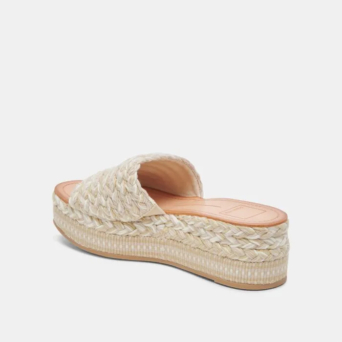 Dolce Vita Pazli Sandals Ivory Multi Woven Women Sandals